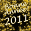 "Bonne anne 2011" en or massif
